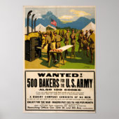 WWI American recruiting poster ポスター (正面)