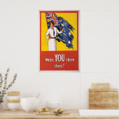 WWI Australian Recruitment Poster British Empire ポスター (キッチン)