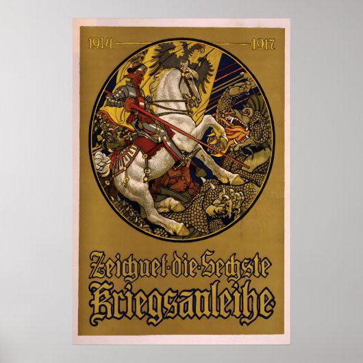 WWI Propaganda Poster Imperial Austria Hungary War ポスター (正面)