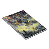 WWI Russian Charge of the dead men painting ノートブック (右側)