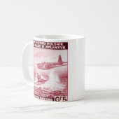 WWIIのポーランドの空軍 コーヒーマグカップ (正面左)