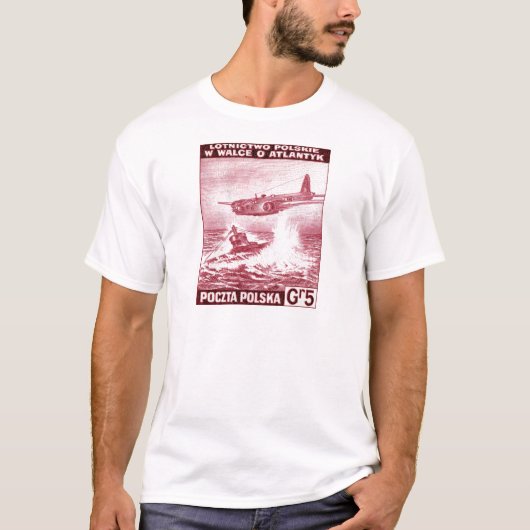WWIIのポーランドの空軍 Tシャツ (正面)