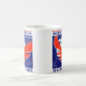 WWIIの海兵隊ポスター コーヒーマグカップ (中央)