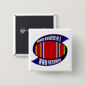 WWIIの獣医の娘 缶バッジ (正面&裏面)