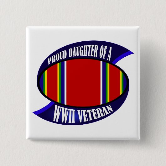 WWIIの獣医の娘 缶バッジ (正面)