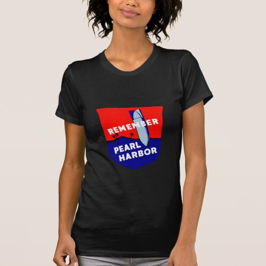 WWIIは真珠湾を覚えています Tシャツ (正面)