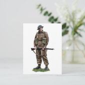 WWIIイギリスの「トミーのはがき」 ポストカード (スタンド正面)