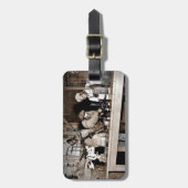 WWIIエアメンアーモラー ラゲッジタグ (正面縦)