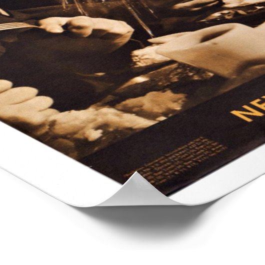 WWIIカバー咳 – ヴィンテージ愛国主義 ポスター (角)