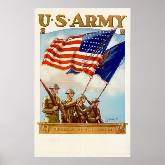 WWIIカラーのガーディアン ポスター (正面)