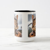 WWIIキャットファイターパイロット ツートーンマグカップ (中央)