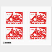 WWIIスイスオートバイカンパニー 長方形シール (シート)