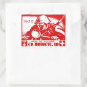 WWIIスイスオートバイカンパニー 長方形シール (バッグ)