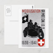 WWIIスイスリコンバイク ポストカード (正面/裏面)