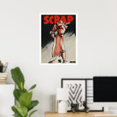 WWIIスクラップメタル – ヴィンテージ愛国主義 ポスター (ホームオフィス)