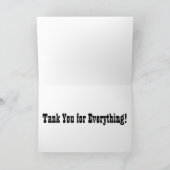 「WWIIタンク」サンキューカード カード (内部)