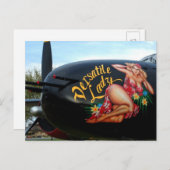 WWIIノーズ・アート ポストカード (正面/裏面)