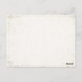 WWIIプロパガンダポスタープリント付きポストカード ポストカード (裏面)