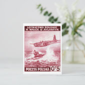 WWIIポーランド空軍 ポストカード (スタンド正面)