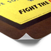 WWIIマラリア蚊 ポスター (角)