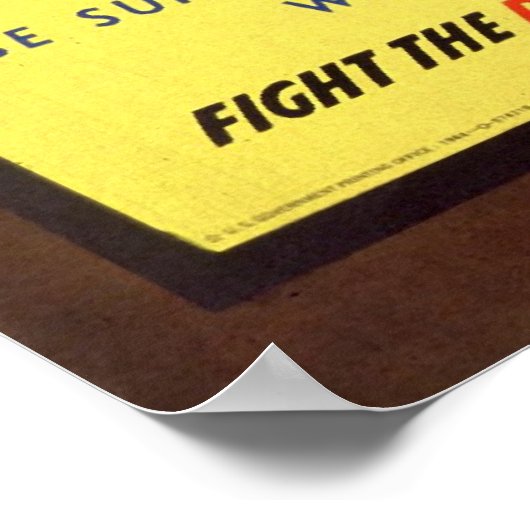 WWIIマラリア蚊 ポスター (角)