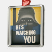 WWIIヴィンテージポスターオーナメント メタルオーナメント (左)