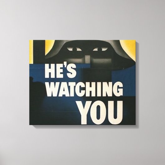 WWIIヴィンテージポスターキャンバスプリント キャンバスプリント (正面)