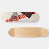 WWIIヴィンテージポスタースケートボード スケートボード (横)