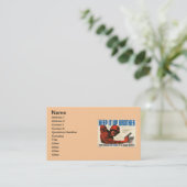 WWIIヴィンテージポスタービジネスカード 名刺 (スタンド正面)