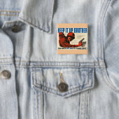 WWIIヴィンテージポスターボタン 缶バッジ (インサイチュ)