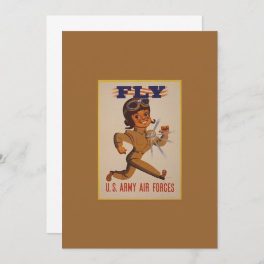 WWIIヴィンテージポスター招待状 招待状 (正面/裏面)