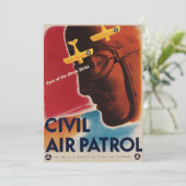 WWIIヴィンテージポスター招待状 招待状 (スタンド正面)