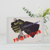 WWIIヴィンテージポスター招待状 招待状 (スタンド正面)