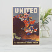 WWIIヴィンテージポスター招待状 招待状 (スタンド正面)