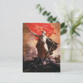 WWII付きロシアのはがきプロパガンダプリント ポストカード (スタンド正面)