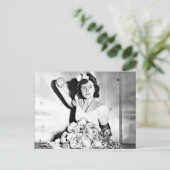 WWII女性のホームフロント/戦争努力はがき ポストカード (スタンド正面)