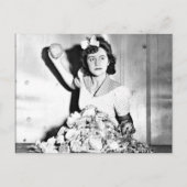 WWII女性のホームフロント/戦争努力はがき ポストカード (正面)