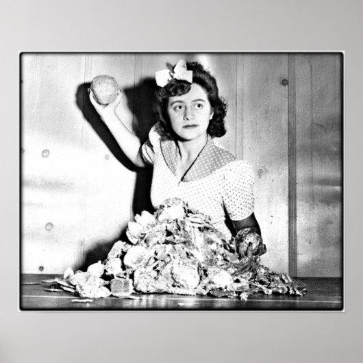 WWII女性のホームフロント/戦争努力ポスター ポスター (正面)