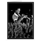 WWII女性 – ホームフロント/戦争努力グリーティングカード (正面)