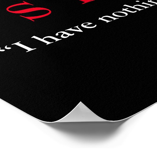 WWII引用文ウィンストンチャーチルやる気を起こさせるアポップ・アートのート ポスター (角)