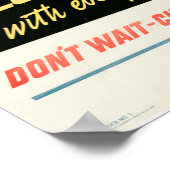 WWII我々が持っている全てを打ち得合わせ！ ポスター (角)