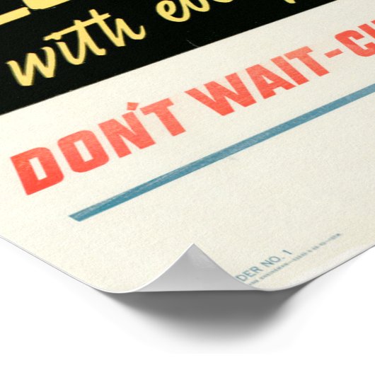 WWII我々が持っている全てを打ち得合わせ! ポスター (角)