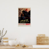 WWII我々が持っている全てを打ち得合わせ！ ポスター (キッチン)