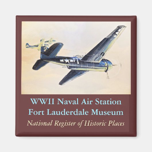 WWII航空機 マグネット (正面)