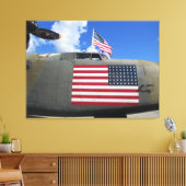 WWII記念空軍飛行機 キャンバスプリント (インサイチュ (リビング))