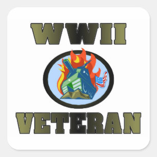 WWII退役軍人 スクエアシール
