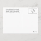 WWII電柱の若頭ハゲワシ ポストカード (裏面)