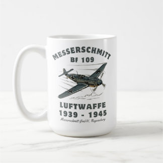 WWII メッサーシュミットBf109 ルフトヴァッフェ コーヒーマグカップ