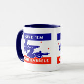 WWII '与えem両方のバレル マグカップ (正面左)