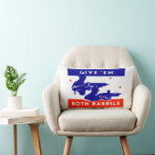 WWII '与えem両方のバレル ランバークッション (椅子)